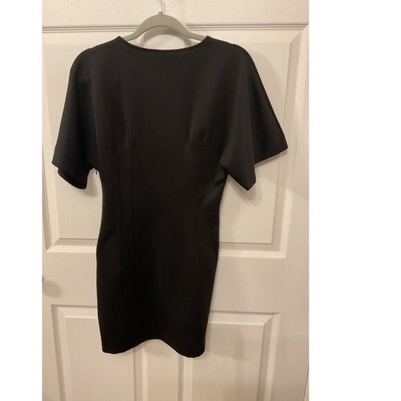 Zara Black BodyCon Flare Sleeve Mini Dress, M - Picture 5 of 6